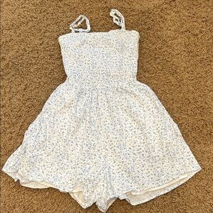 Hollister Kids Blue Floral Romper